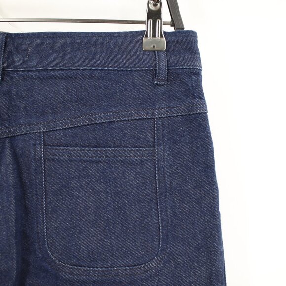 See by Chloe Jeans Women 29 L36 High Rise Boot Cut Embroidered Pockets Braided - Picture 5 of 12